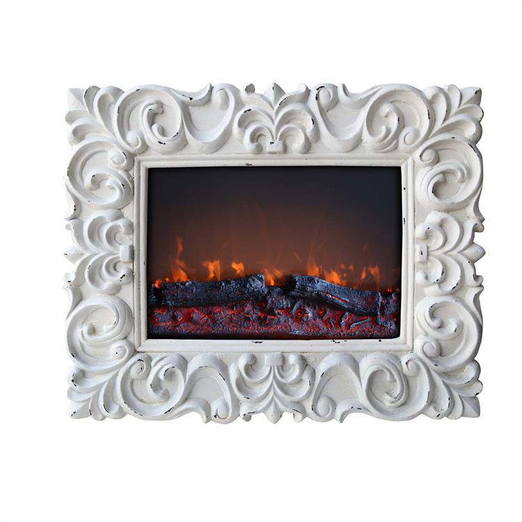 CAMINETTO ELETTRICO STILE SHABBY - MOD. 