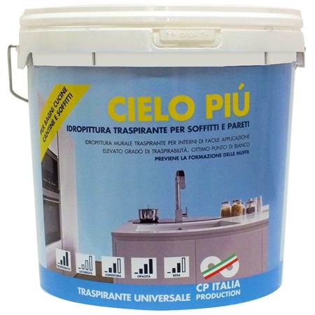 idropittura antimuffa per interni cielo piu 14lt