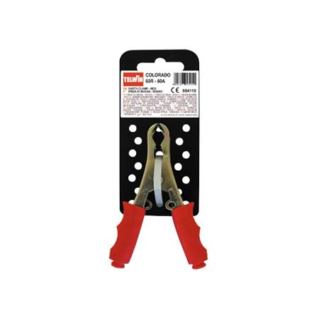 pinza di massa cavo auto telwin 60a rossa