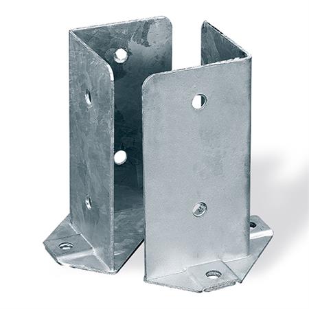 coppia supporti ancoraggio travi 80x80x150