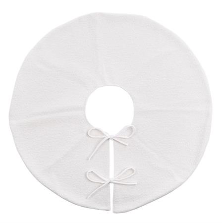 copri base per albero di natale 90 cm bizzotto teddy bianco