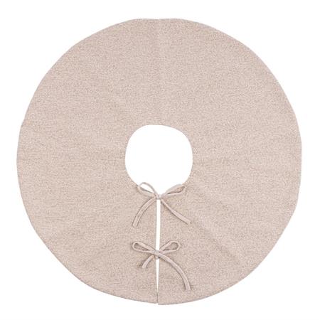 copri base per albero di natale 90 cm bizzotto teddy tortora