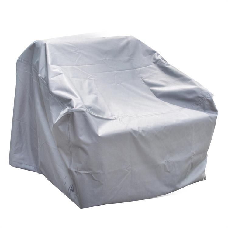 COPRIPOLTRONA 1 POSTO CON BRACCIOLI DA GIARDINO IN POLIESTERE