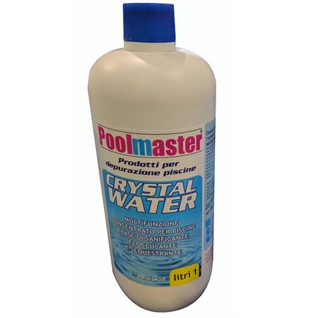 crystal water liquido multifunzione acqua piscina 1 litro
