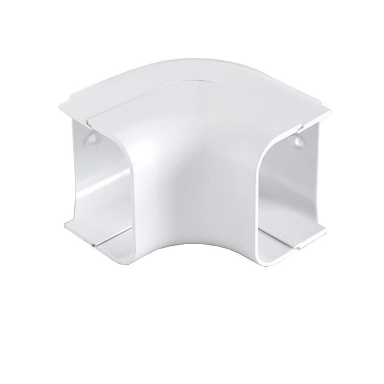 CURVA CANALINA INTERNA 98X73 CON VITI DI FISSAGGIO BIANCO