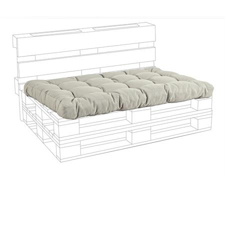 cuscino per pallet 120x80 poly230 da esterno beige bizzotto