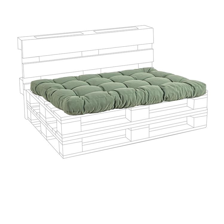 CUSCINO PER PALLET 120x80 POLY230 - DA ESTERNO - CACTUS - BIZZOTTO