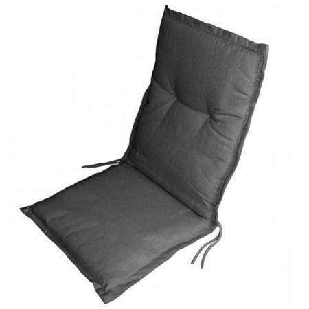 cuscino per sedia da giardino con schienale verdelook grigio