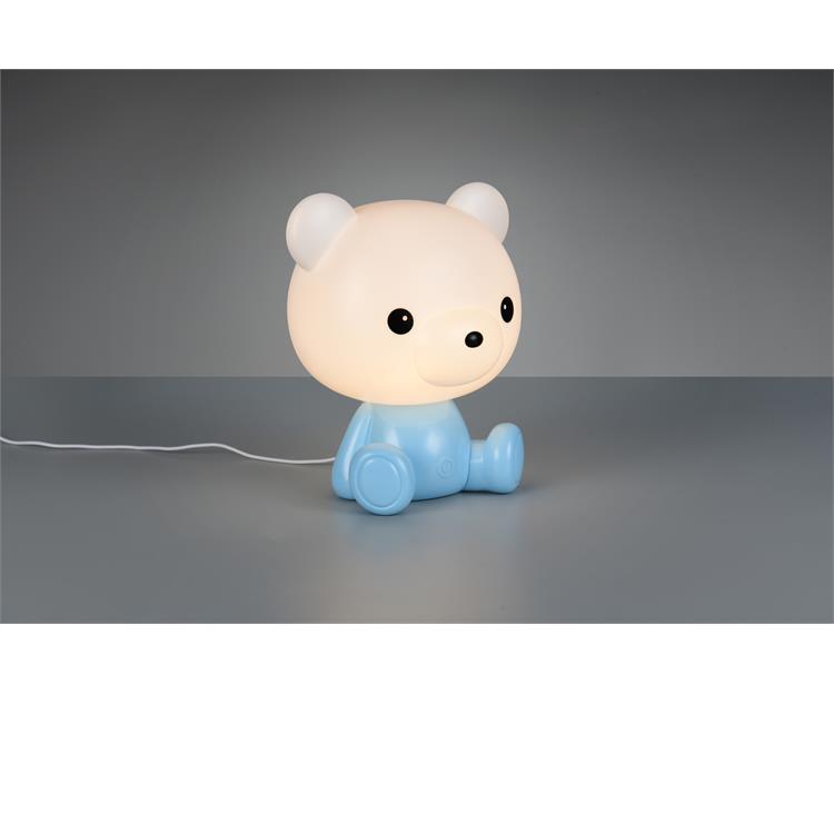 LAMPADA DA COMODINO CAMERA DA LETTO BAMBINI - AZZURRA - 3000K - CUTIE