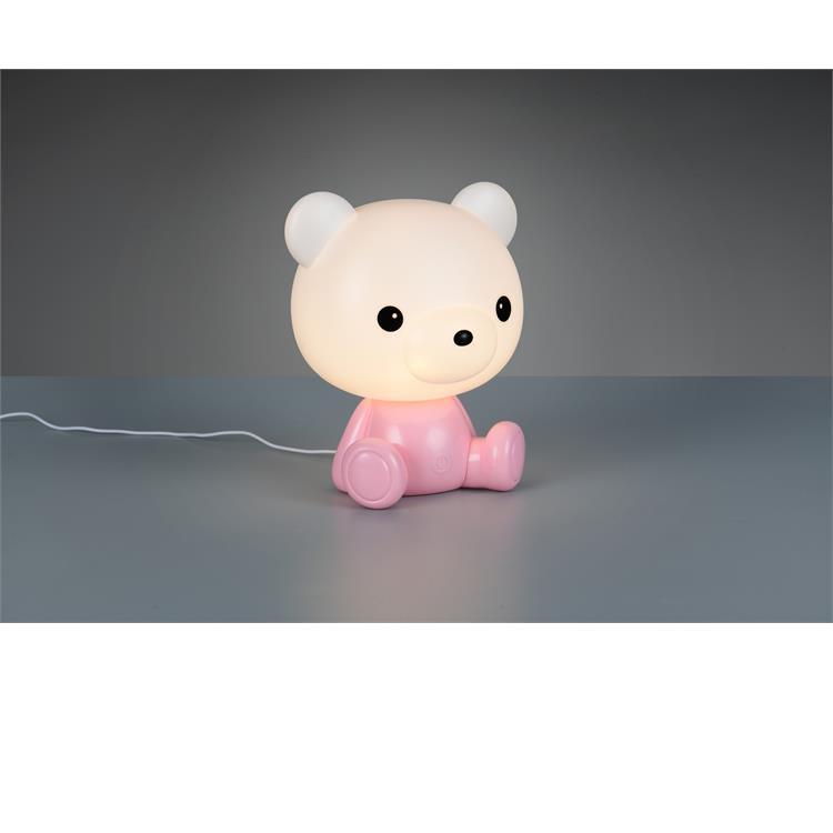 LAMPADA DA COMODINO CAMERA DA LETTO BAMBINI - ROSA - 3000K - CUTIE
