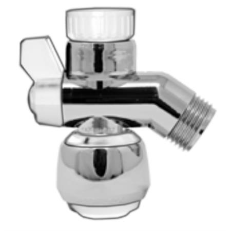 deviatore acqua con rompigetto siroflex bianco