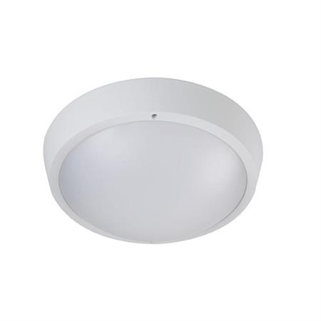 plafoniera led da esterno 2160 lumen doris diametro 27 cm 3 temp colore doris nera