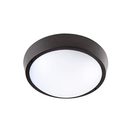 plafoniera led da esterno 2160 lumen doris diametro 27 cm 3 temp colore doris bianca