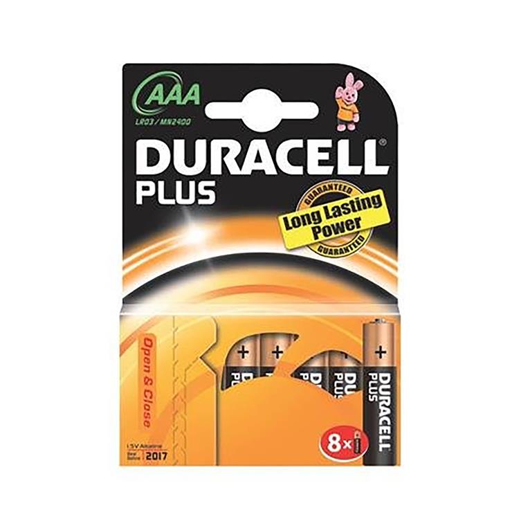 DURACELL BATTERIE PLUS POWER MINISTILO AAA 8PZ