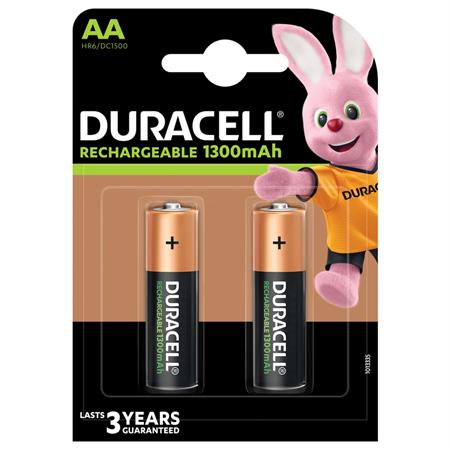batterie duracell aa ricaricabili 1300mah
