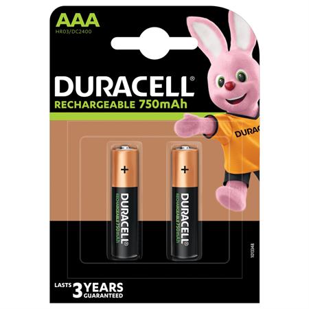 batterie duracell aaa ricaricabili 750mah