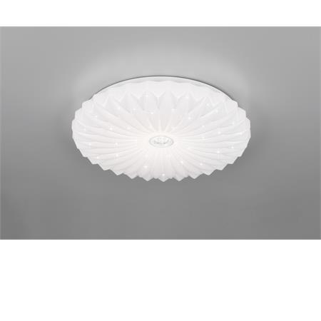plafoniera led effetto cristallo diametro 40 cm 22w 2500 lumen 4000k etoris