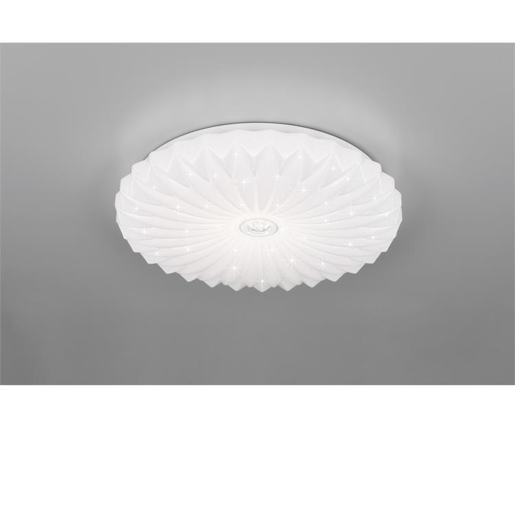 ETORIS - PLAFONIERA LED EFFETTO CRISTALLO - 22W - 2500 LUMEN - 4000K - ø40 CM