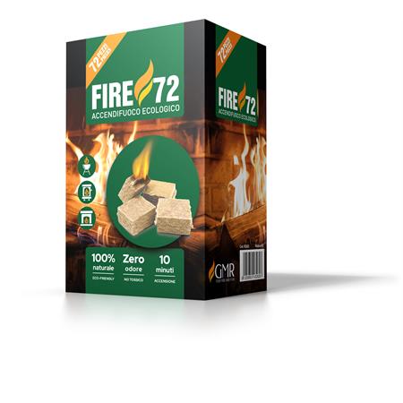 cubetti accendifuoco gmr fire72 72 pezzi