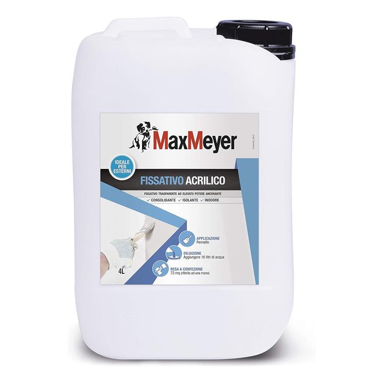 FISSATIVO ACRILICO - MAXMEYER - 4 LT