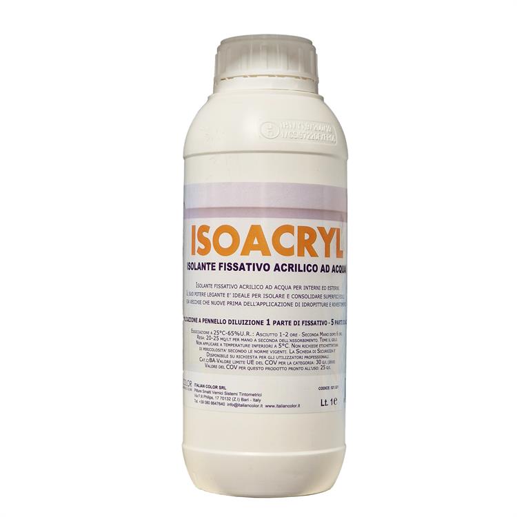 FISSATIVO ISOLANTE ANTIMUFFA ISOACRIL ITALIANCOLOR 1 LT