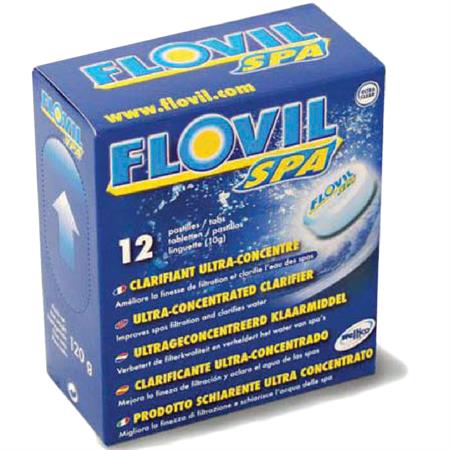 flocculante flovil spa in pastiglie per spa e vasche idromassaggio
