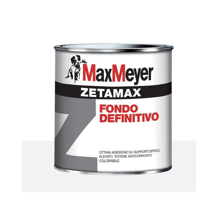 ZETAMAX MAXMEYER - FONDO VERNICE ANTIRUGGINE - 0,5 LT - BIANCO