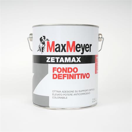fondo vernice antiruggine zetamax maxmeyer 2 5 lt bianco