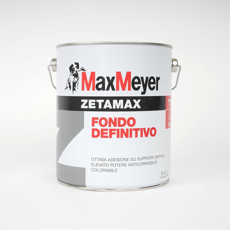 ZETAMAX MAXMEYER - FONDO VERNICE ANTIRUGGINE - 2,5 LT - BIANCO