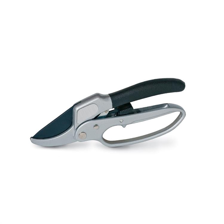 FORBICI DA POTATURA A CRICCHETTO 21 CM CON LAME IN ACCIAIO E IMPUGNATURA ANTISCIVOLO