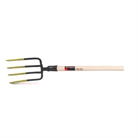 forca vanga a 4 denti trapezoidali con manico in faggio 140 cm metodo
