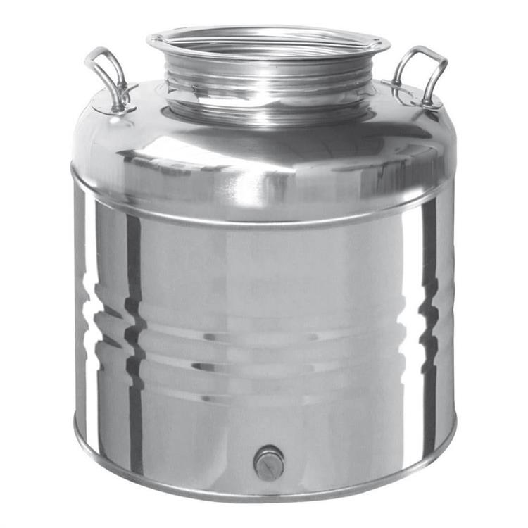 FUSTO CONTENITORE OLIO INOX OLIVARI 30 LITRI