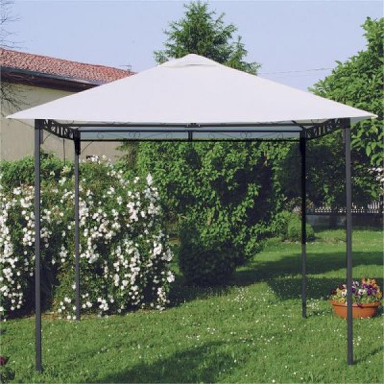 GAZEBO GIARDINO 3X3 STYLE IN METALLO - VERDELOOK