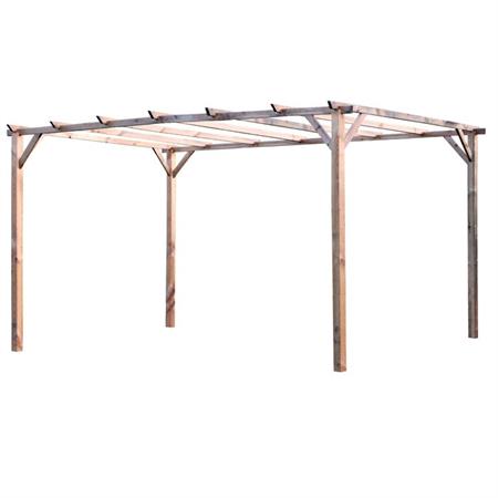 pergola in legno 3x4 verdelook