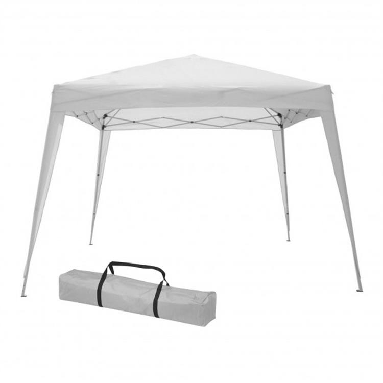 GAZEBO 3X3 PIEGHEVOLE RICHIUDIBILE - IN METALLO - BIANCO - VERDELOOK