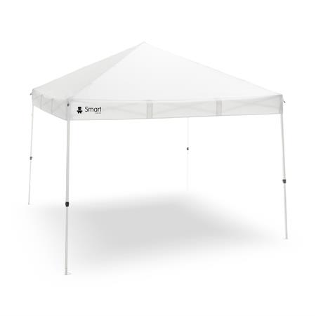gazebo da giardino 3x3 smart richiudibile in acciaio bianco