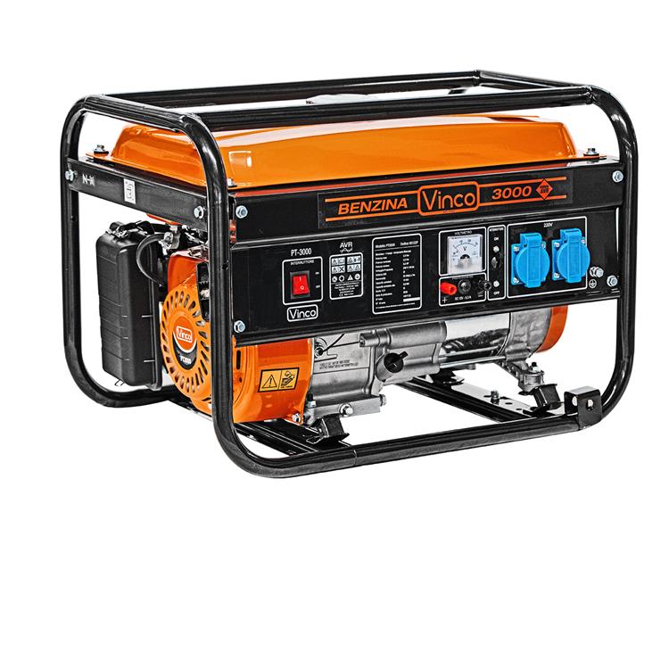GENERATORE DI CORRENTE A BENZINA 4 TEMPI - 2,8KW - AG-HA-3000