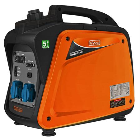 generatore di corrente inverter portatile 2kw a benzina silenziato ql2000i vinco 60156