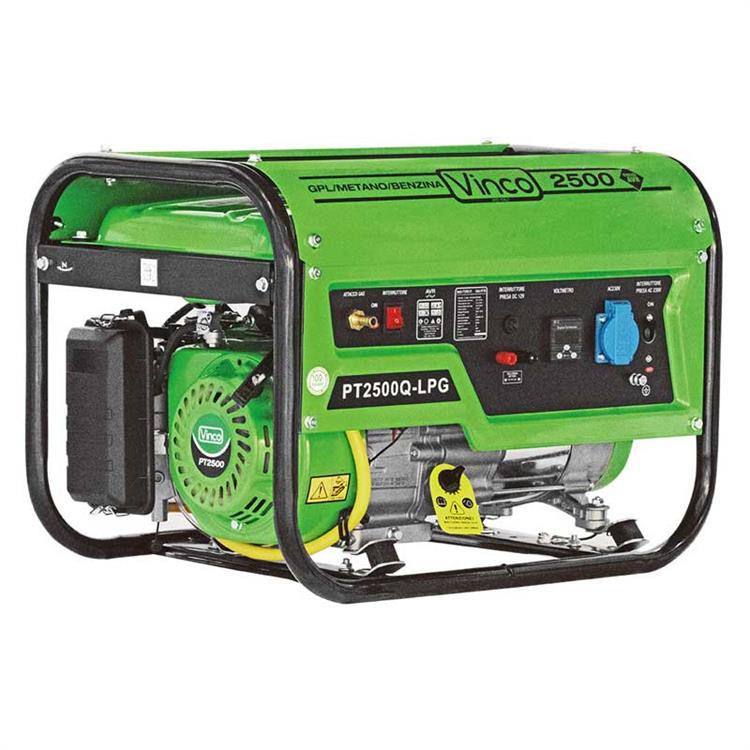 GENERATORE DI CORRENTE A BENZINA, A GPL E METANO 3,5 KW MAX - 60170