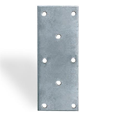 giunto piastra forato zincato 100 40