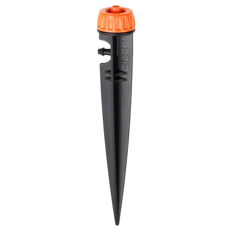 GOCCIOLATORE AUTOCOMPENSANTE SU PICCHETTO CLABER SPIKE 4 l/h