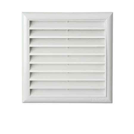 griglia di aerazione da sovrapporre con alette fisse per tubi 120x60 150x70