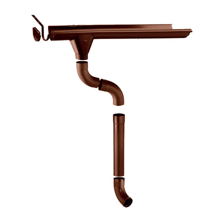 GRONDAIA IN LAMIERA PER CASETTA IN LEGNO - KIT C - FALDE DA 260 A 300CM