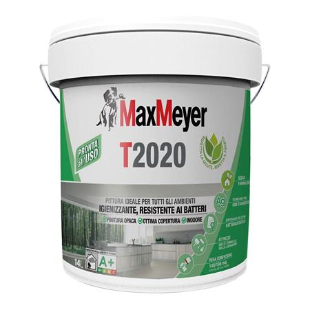 idropittura traspirante per interni t2020 14 lt maxmeyer