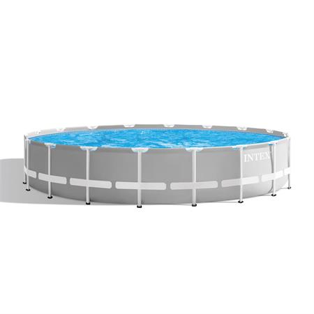 piscina fuoriterra intex prisma frame 549x549x122 acciaio rotonda