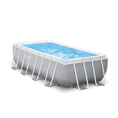 piscina fuoriterra intex prisma frame 400x200x100 acciaio rettangolare