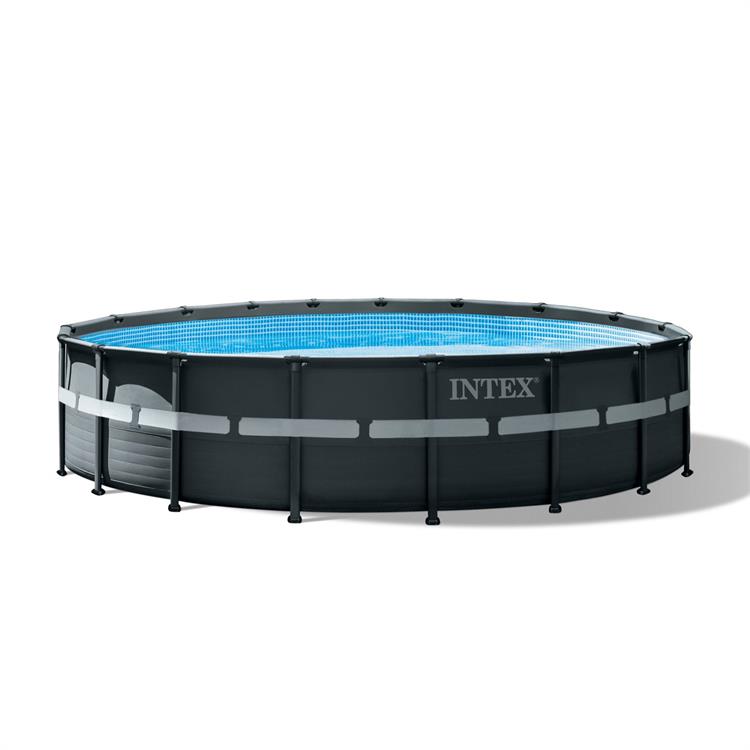 PISCINA FUORITERRA INTEX ULTRA XTR FRAME 549x549x132 ACCIAIO ROTONDA