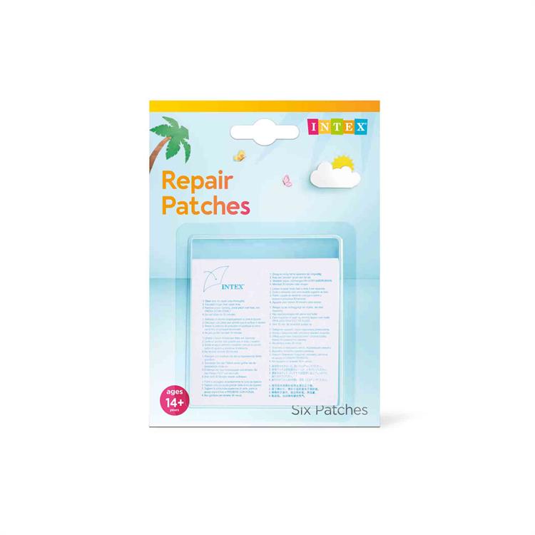 KIT RIPARAZIONE PISCINA 6 TOPPE - INTEX 59631