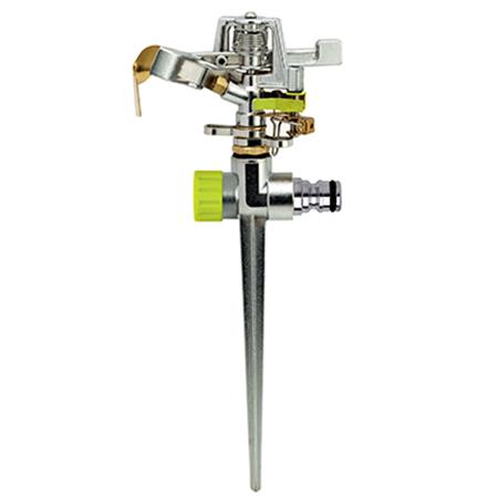 irrigatore per giardino su picchetto in metallo aquajet