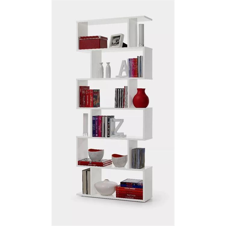 KIT MOBILE LIBRERIA ATHENA BIANCO 80X25X192H
